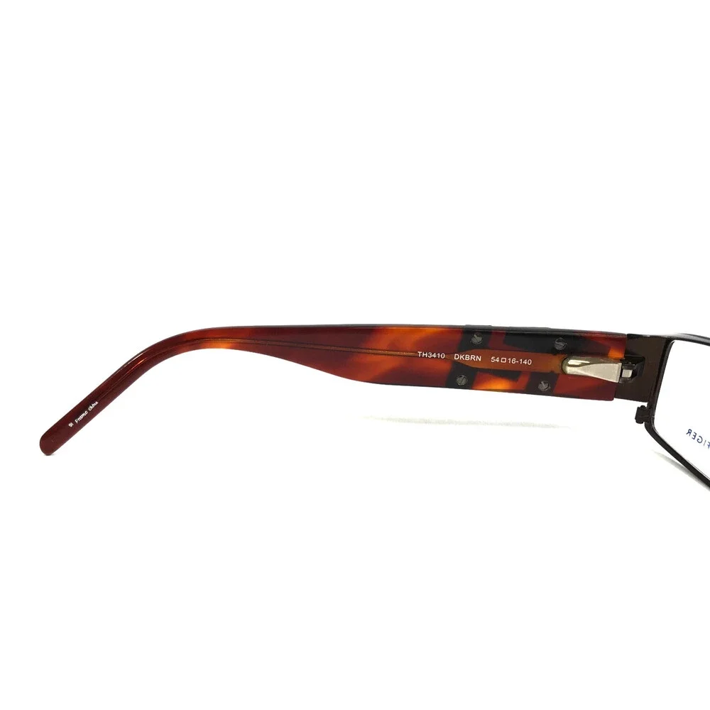 Tommy Hilfiger Eyeglasses Frames TH3410 DKBRN Dark Brown Gunmetal 54-16-140